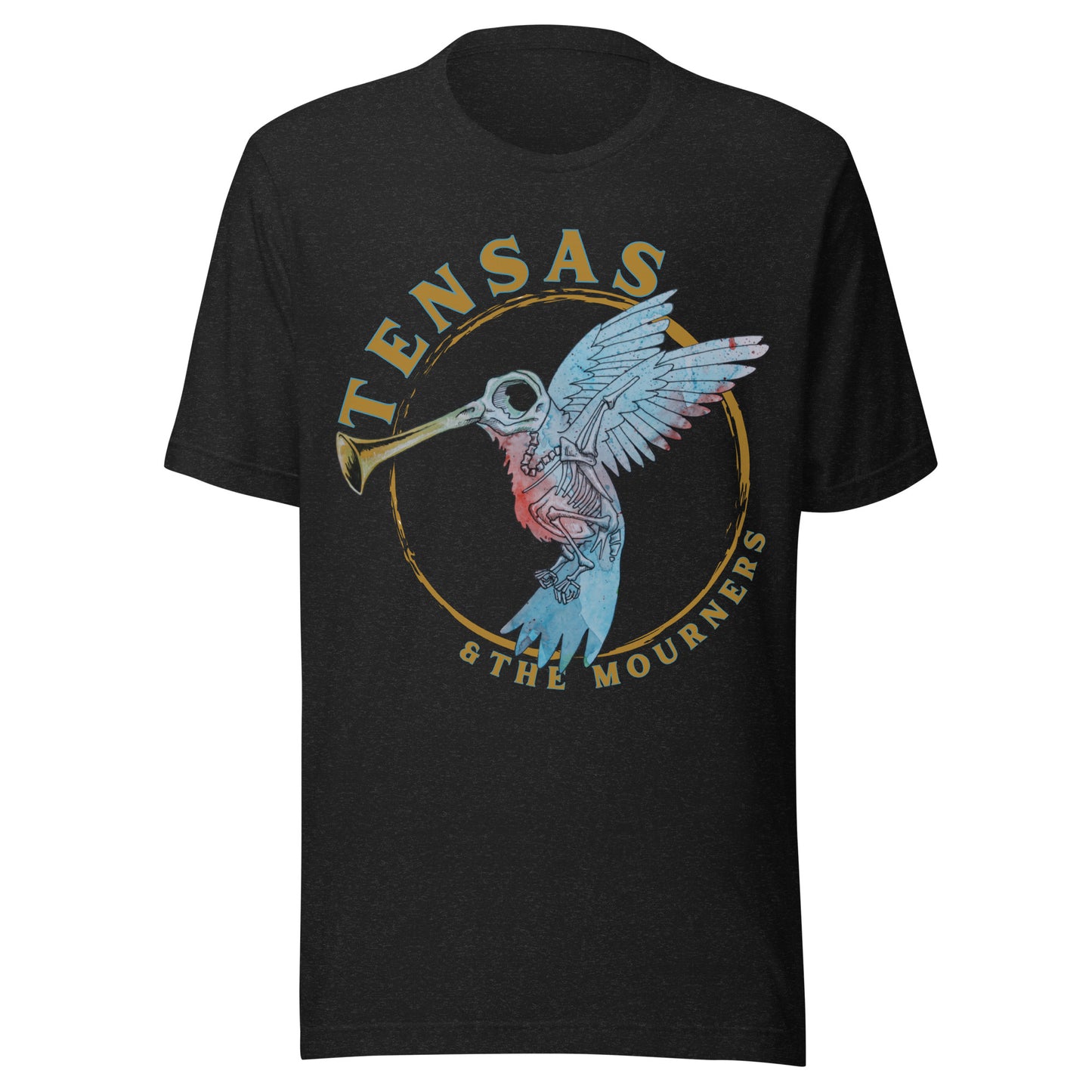 Hummingbird Skeleton, Trumpet Beak, Skeleton, Tensas and the Mourners, Colorado, Band, Rock, Punk, Roots, Folk Rock, Blues Rock, Band Merch